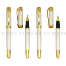 Promotional Luxury Business Gift Pen Gold Color Roller Pen